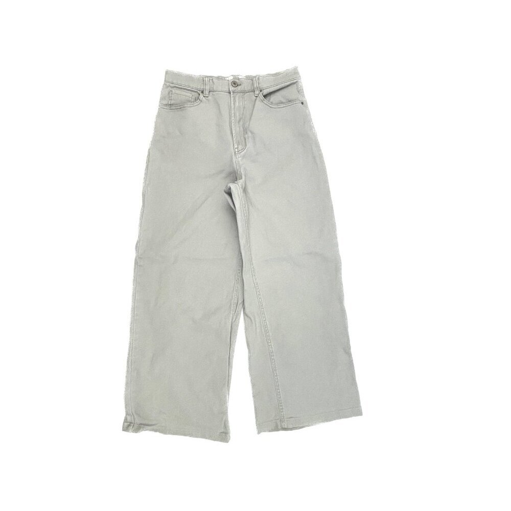 Ardene High Rise Wide Leg Women's size 11 Gray‎ Denim jeans